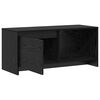 vidaXL TV Cabinet Set Black Oak 90 x 35 x 40 cm Engineered Wood