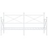 vidaXL Day Bed without Mattress White 90x190 cm Steel