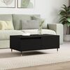 vidaXL Coffee Table Black 90x50x36.5 cm Engineered Wood