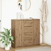 vidaXL Sideboard with Drawers Artisan Oak 100.5x35x98.5 cm Engineered Wood