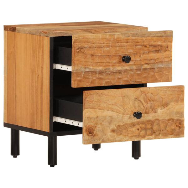 vidaXL Bedside Cabinets 2 pcs 40x33x46 cm Solid Wood Acacia