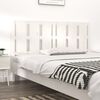 vidaXL Bed Headboard White 155.5x4x100 cm Solid Wood Pine