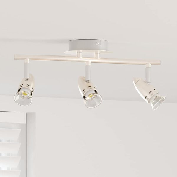 vidaXL Ceiling Spotlight Nickel 36.5 x 10 x 12.5 cm Metal