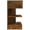 vidaXL Bedside Cabinet Smoked Oak 40x35x65 cm Engineered Wood