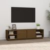 vidaXL TV Cabinet Honey Brown 156x40x40 cm Solid Wood Pine
