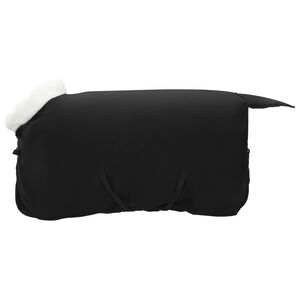 vidaXL Horse Blanket Black 75 cm Polar fleece