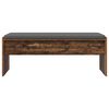 vidaXL Hall Bench with Cushion Old Wood 103 x 38 x 40 cm