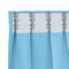 vidaXL Blackout Curtains with Rings 2 pcs Light Blue 225 x 140 cm