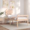 vidaXL Senior Bed without Mattress Small Single Solid Wood