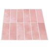 vidaXL Rectangular Tile 10 pcs Pink 29 x 23 x 0.08 cm