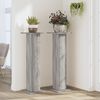 vidaXL Plant Stands 2 pcs Grey Sonoma 30x30x95 cm Engineered Wood