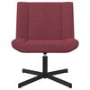 vidaXL Swivel Chair Wine Red 63 x 75 x 76 cm Fabric