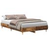 vidaXL Bed Frame No Mattress Old Wood 120x190 cm Small Double Engineered Wood
