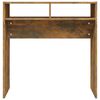 vidaXL Console Table Smoked Oak 78x30x80 cm Engineered Wood