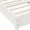 vidaXL Bed Frame without Mattress White 90x190 cm Single Solid Wood Pine