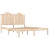vidaXL Bed Frame without Mattress Solid Wood Double