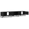 vidaXL TV Units 2 pcs Black Oak 210 x 35 x 41 cm Engineered wood