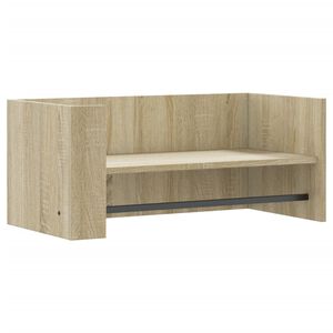 vidaXL Wall Shelf Sonoma Oak 70.5x35x30.5 cm Engineered Wood