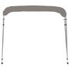 vidaXL 4-bow Bimini Top Grey 243x244x137 cm