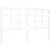 vidaXL Bed Frame without Mattress White King Size Solid Wood