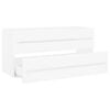 vidaXL Sink Cabinet White 100x38.5x48 cm Engineered Wood