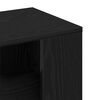vidaXL Side Table Black Oak 36 x 30 x 56 cm Engineered Wood