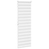 vidaXL Zebra Blind White 70x200 cm Fabric Width 65.9 cm Polyester