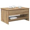 vidaXL Coffee Table Artisan Oak 80 x 50.5 x 41.5 cm Engineered Wood
