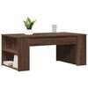vidaXL Coffee Table Brown Oak 102x55x42 cm Engineered Wood