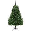 vidaXL Artificial Christmas Tree Green 150 cm PVC and Metal