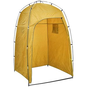 vidaXL Shower WC Changing Tent Yellow