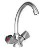 SCH&Uuml;TTE 2-Handle basin mixer SAVINO Chrome