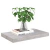 vidaXL Floating Wall Shelf Concrete Grey 50x23x3.8 cm MDF