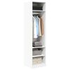 vidaXL Wardrobe White 50x50x200 cm Engineered Wood
