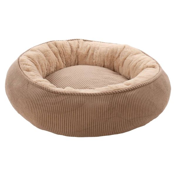 FLAMINGO Dog Bed with Zipper Colette Round 46 cm Taupe
