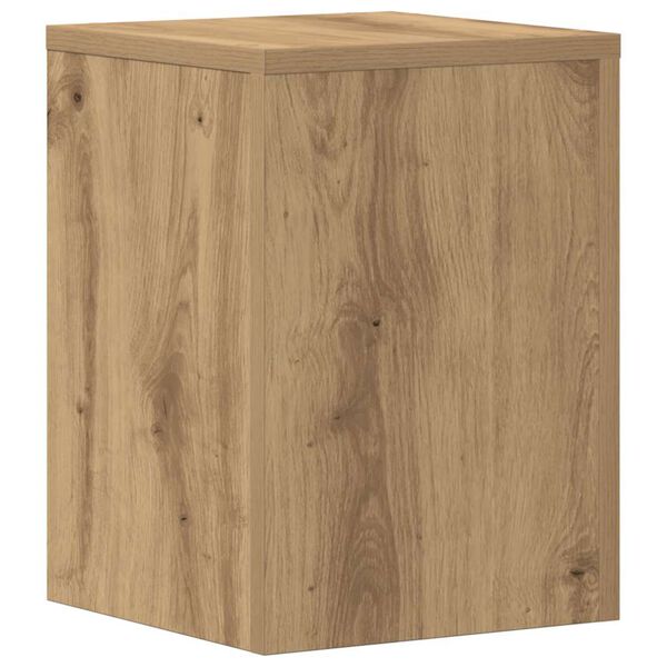 vidaXL Plant Stands 2 pcs Artisan Oak 25x25x35 cm Engineered Wood
