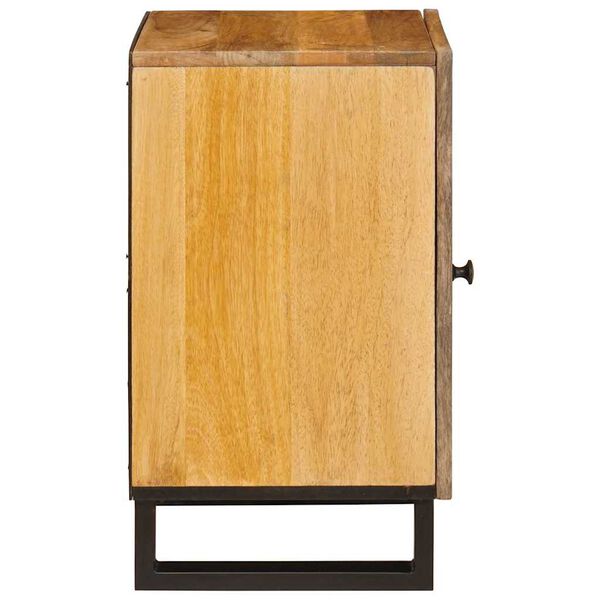 vidaXL Bathroom Cabinet Brown 38 x 33 x 58 cm Solid Mango Wood
