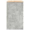 vidaXL Garage Storage Cabinet Concrete Grey 60x51x85 cm Solid Wood Pine