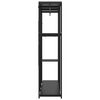 vidaXL Wardrobe Black 110x40x167 cm Metal and Engineered Wood