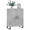 vidaXL Sideboard Concrete Grey 69.5x34x90 cm Engineered Wood