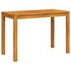 vidaXL Garden Dining Table 110x55x75 cm Solid Wood Acacia
