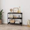 vidaXL Book Cabinet Black 80x33x70.5 cm Engineered Wood and Steel