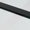 vidaXL Sliding Door with Hardware Set Black 90x205 cm ESG Glass