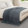 vidaXL Throw Blankets 24 pcs Dark Grey 200 x 150 cm Fleece