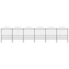 vidaXL Garden Fence with Spear Top Steel 1070x200 cm Black
