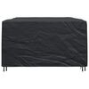 vidaXL Furniture Cover Plain Black 280 x 204 x 106 cm 210D