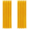 vidaXL Blackout Curtains 2 pcs Mustard Yellow 140 x 225 cm Velvet