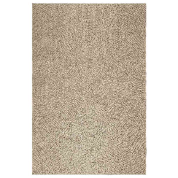 vidaXL Rug ZIZUR Beige 160x230 cm Jute Look Indoor and Outdoor