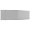 vidaXL Kitchen Backsplash 2 pcs Light Grey 120 x 40 cm Tempered Glass