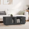 vidaXL Coffee Table Grey 110x50x40 cm Solid Wood Pine